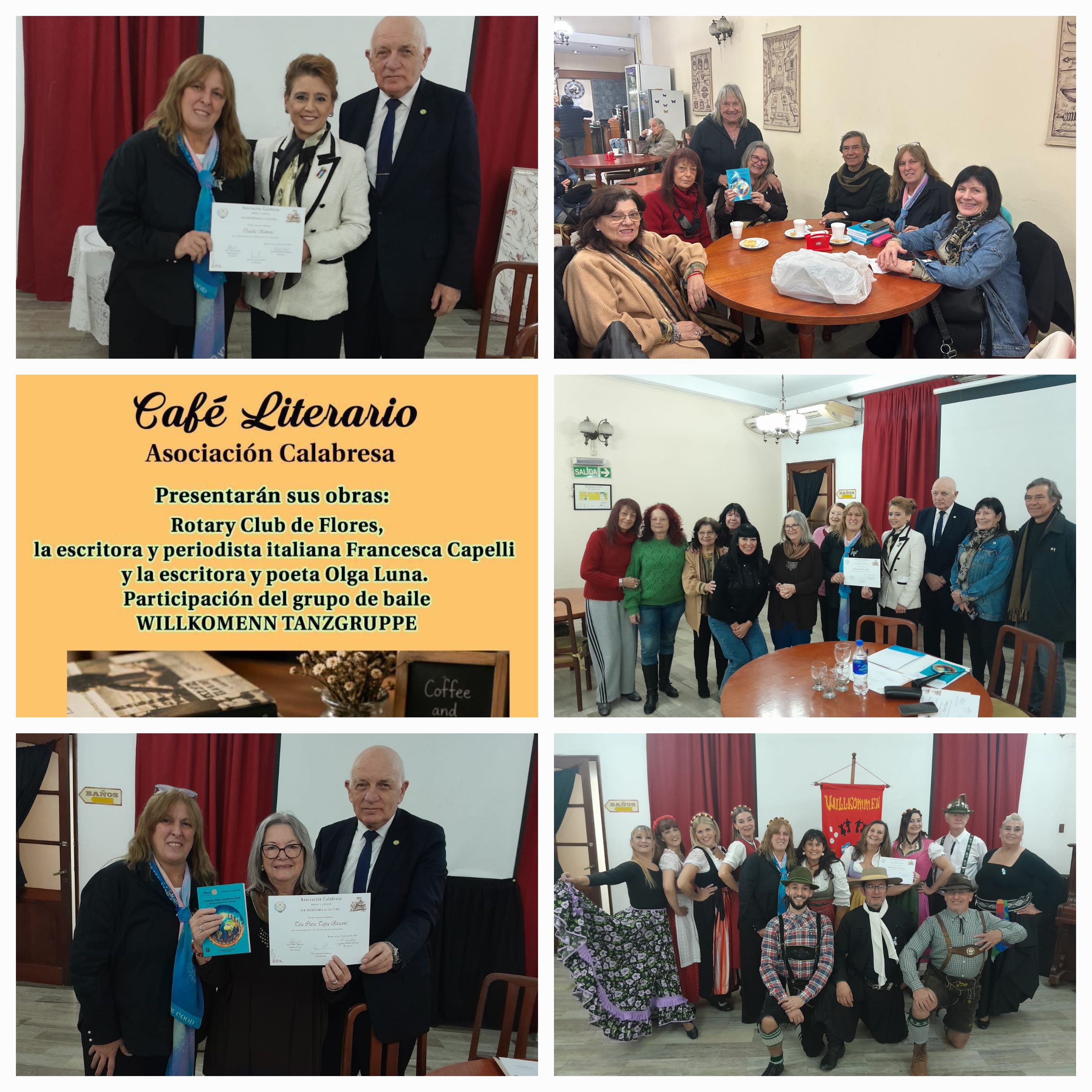 Cafe literario, presentacion de la antologia  Unidos para hacer el bien